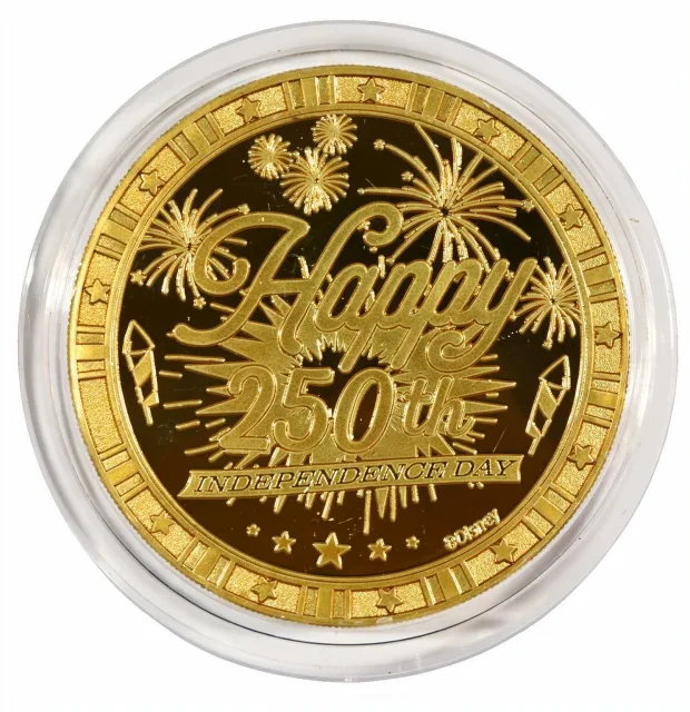 Patriotic Mickey Disney medallion coin, back