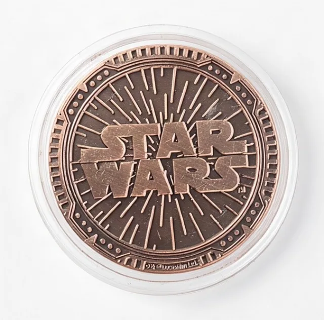 Chewbacca Disney medallion coin, back (Star Wars Trading Post, Downtown Disney District)