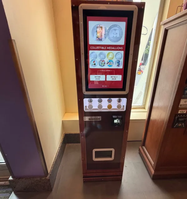 The medallion machine at Celebrity 5 & 10