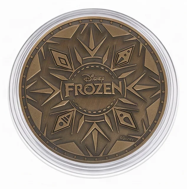 Frozen Group Disney medallion coin, back
