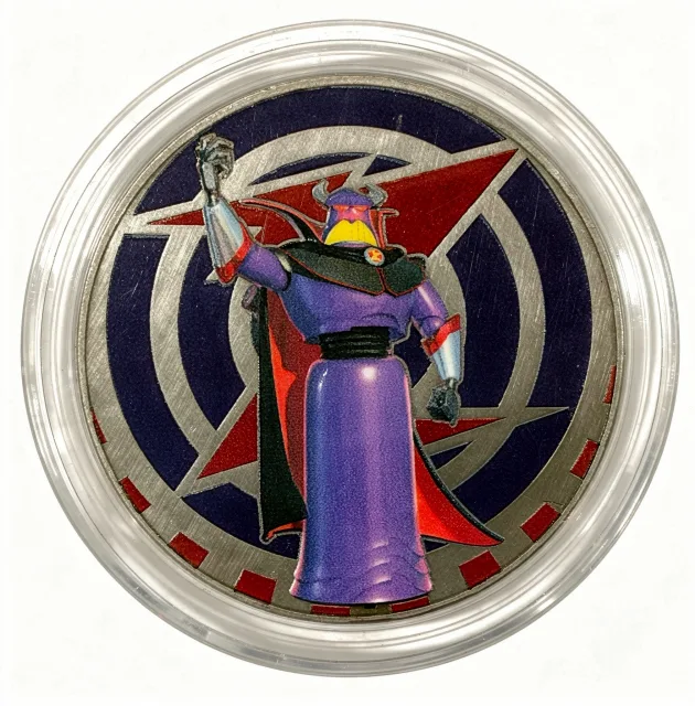 Emperor Zurg Disney medallion coin, front (Store Command, Magic Kingdom)
