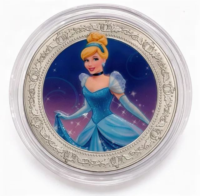 Cinderella Disney medallion coin, front (Disney's Grand Floridian Resort & Spa, Resort Hotels)