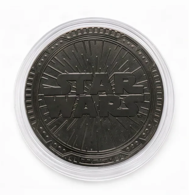 Yoda Disney medallion coin, back (Star Wars Galactic Outpost, Disney Springs)