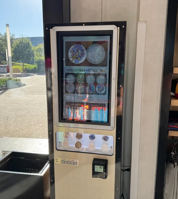 The medallion machine at Creations Shop