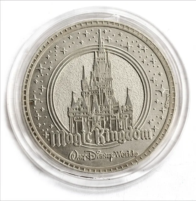 Mickey, Minnie & Pluto Disney medallion coin, back