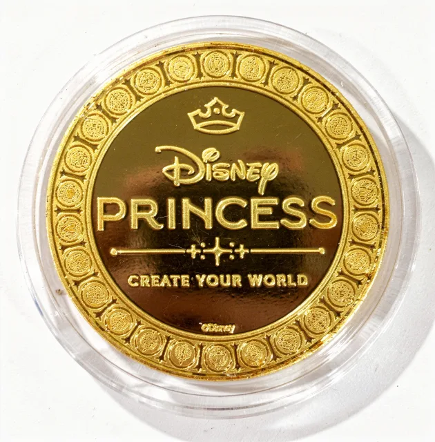 Rapunzel Disney medallion coin, back (Sir Mickey's, Magic Kingdom)