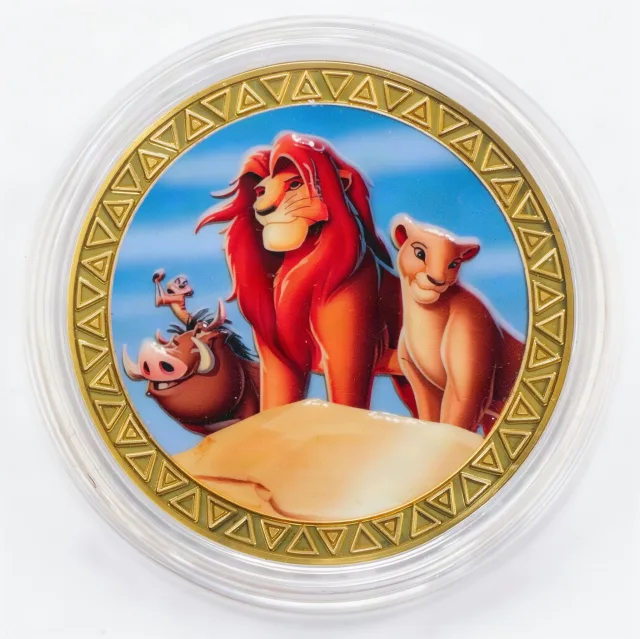 Simba & Friends on Pride Rock Disney medallion coin, front (Mombasa Marketplace / Zuri's Sweets Shop, Disney's Animal Kingdom)