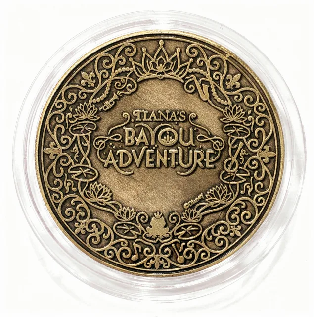 Louis Disney medallion coin, back