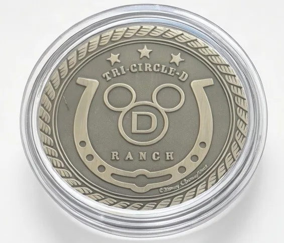 Merida & Angus Disney medallion coin, back