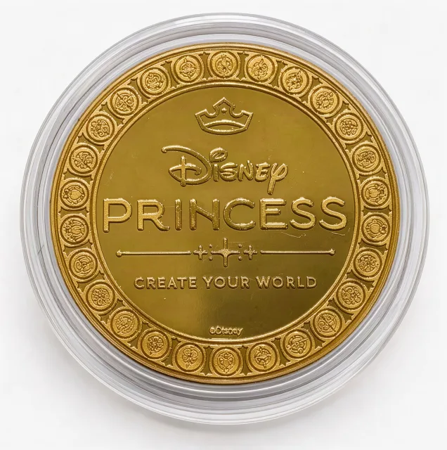 Aurora Disney medallion coin, back (Emporium, Magic Kingdom)
