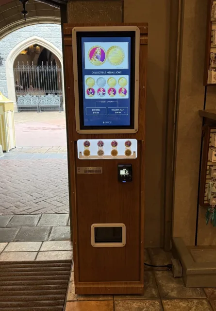 The medallion machine at Sir Mickey's