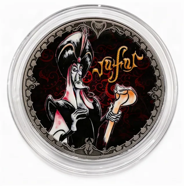 Jafar Disney medallion coin, front (Once Upon a Time, Disney's Hollywood Studios)