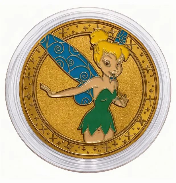 Tinker Bell Disney medallion coin, front (World of Disney, Disney Springs)