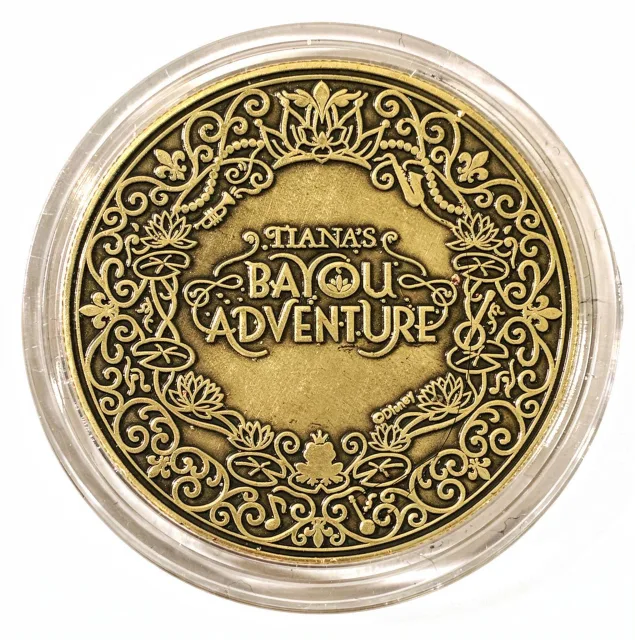 Ray Disney medallion coin, back
