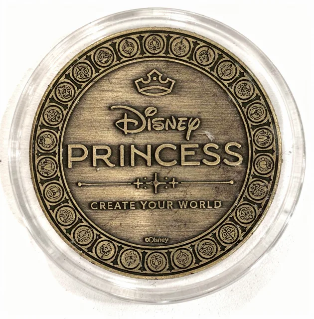Tiana Disney medallion coin, back (Tiana's Bayou Adventure, Magic Kingdom)