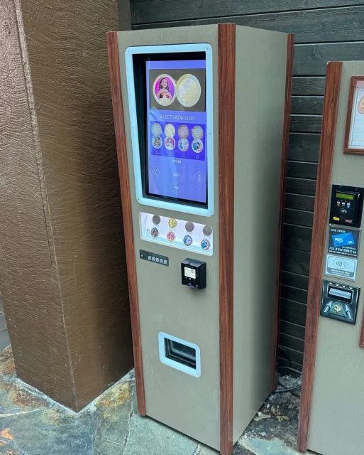 The medallion machine at Disney's Polynesian Village Resort