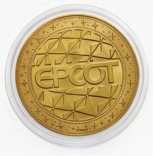 Up House Disney medallion coin, back (Port of Entry, EPCOT)