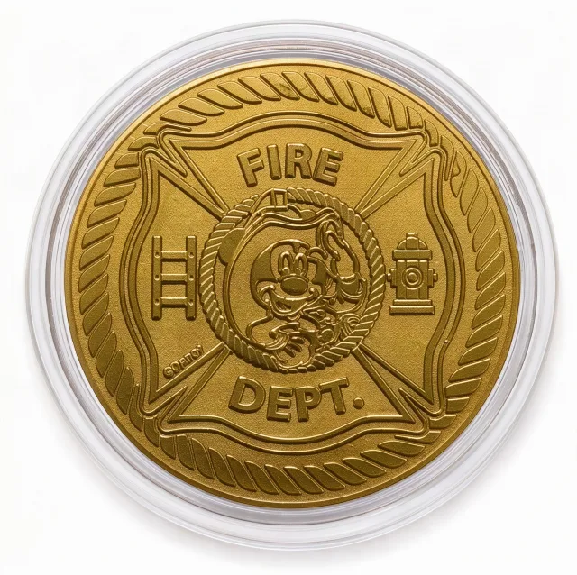 WALL-E Disney medallion coin, back