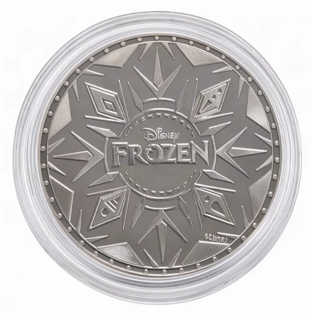 Elsa Disney medallion coin, back
