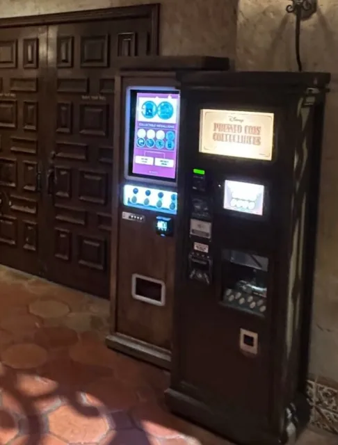 The medallion machine at Tower Hotel Gifts