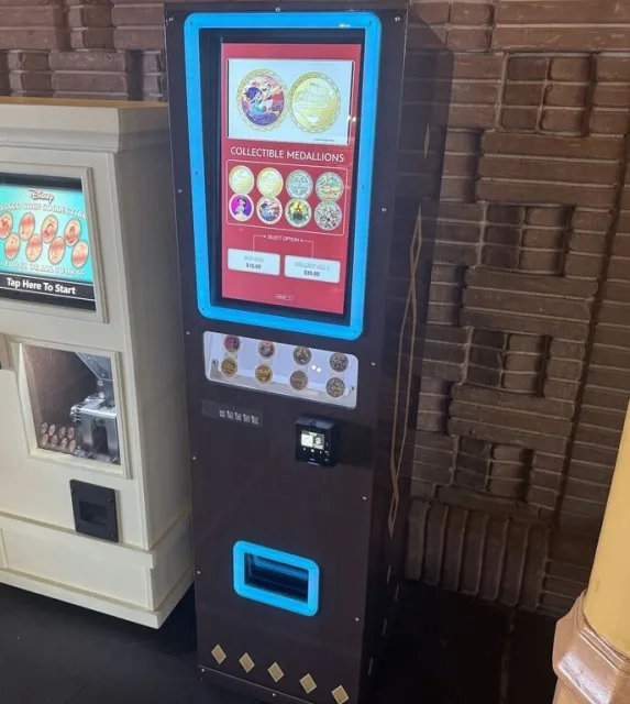 The medallion machine at Adventureland Breezeway