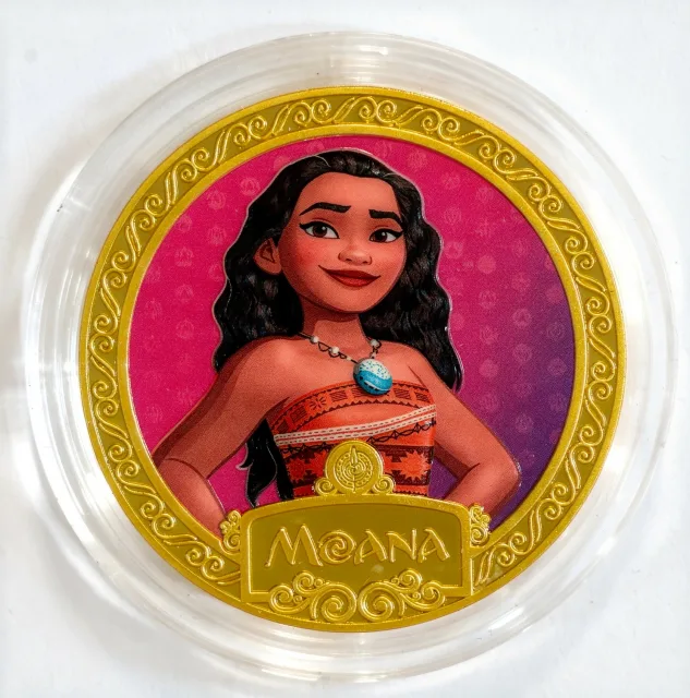 Moana Disney medallion coin, front (Disney's Polynesian Village Resort, Resort Hotels)