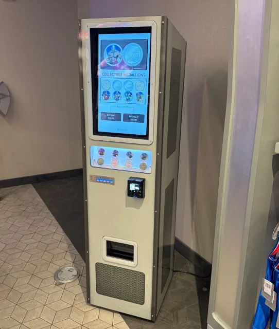 The medallion machine at Treasures of Xandar