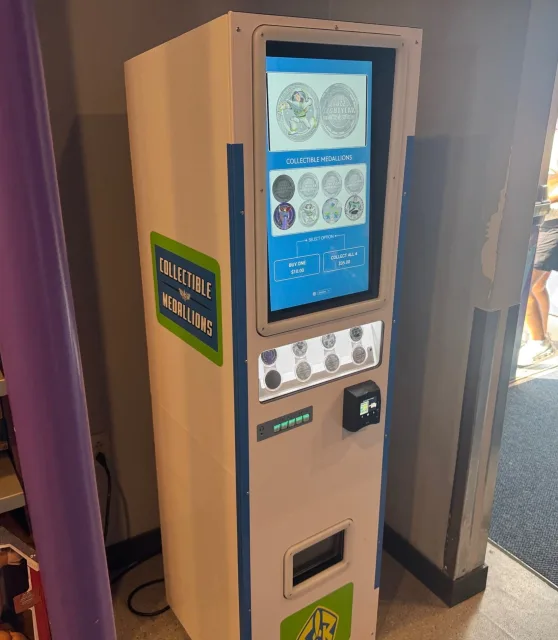 The medallion machine at Store Command