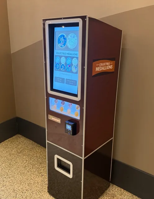 The medallion machine at The Land Pavilion