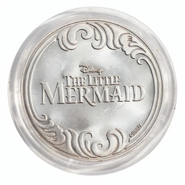 Ariel Disney medallion coin, back