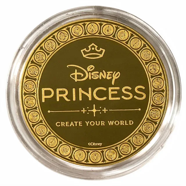 Ariel Disney medallion coin, back