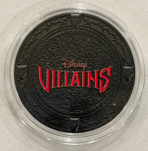 Ursula Disney medallion coin, back