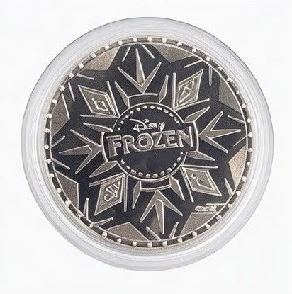 Anna, Elsa & Olaf Disney medallion coin, back (Los Feliz Five & Dime, Disney California Adventure)