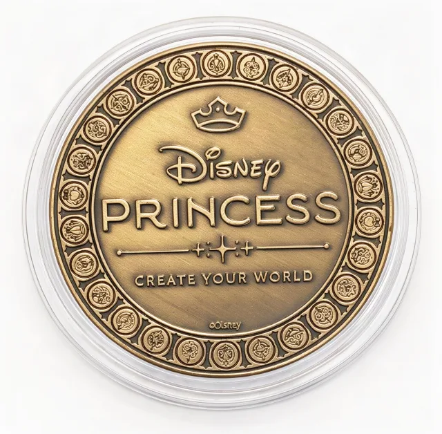 Princess Merida Disney medallion coin, back (Disney's Contemporary Resort, Resort Hotels)