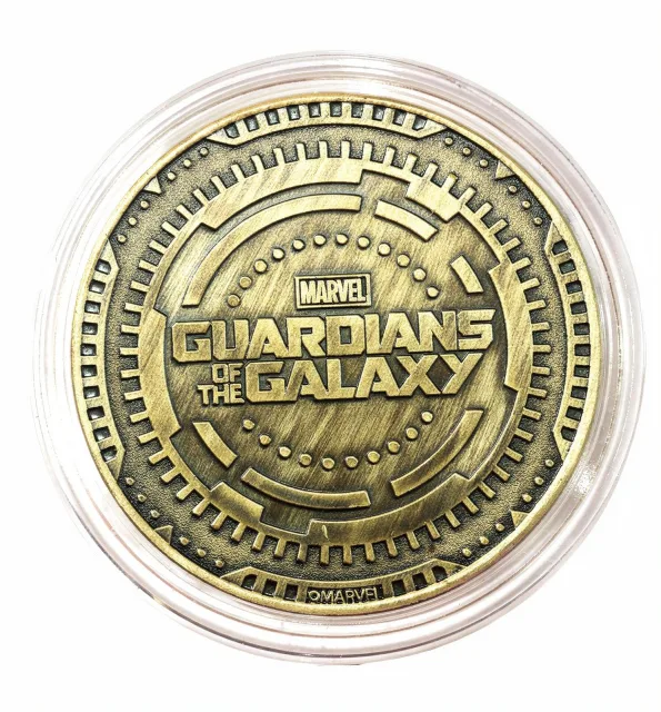 Rocket & Groot Disney medallion coin, back