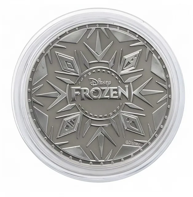 Anna Disney medallion coin, back