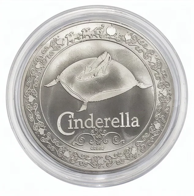 Cinderella Disney medallion coin, back (Disney's Grand Floridian Resort & Spa, Resort Hotels)