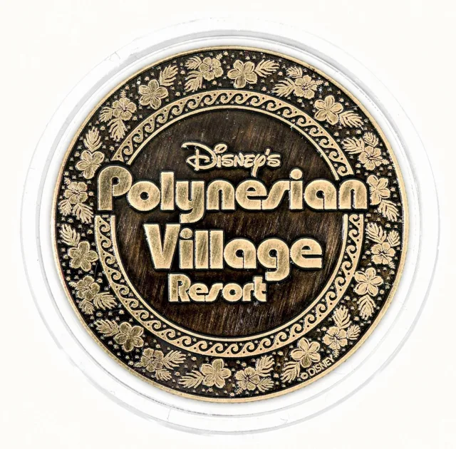 Moana & Maui Disney medallion coin, back