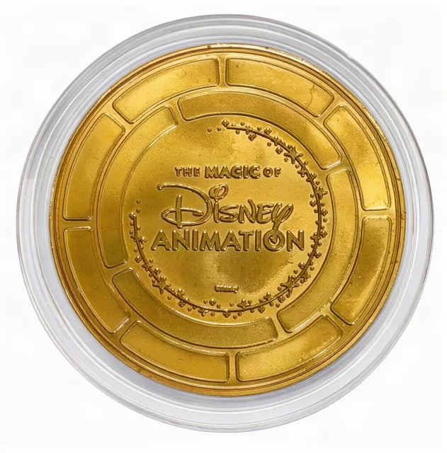 Genie Disney medallion coin, back