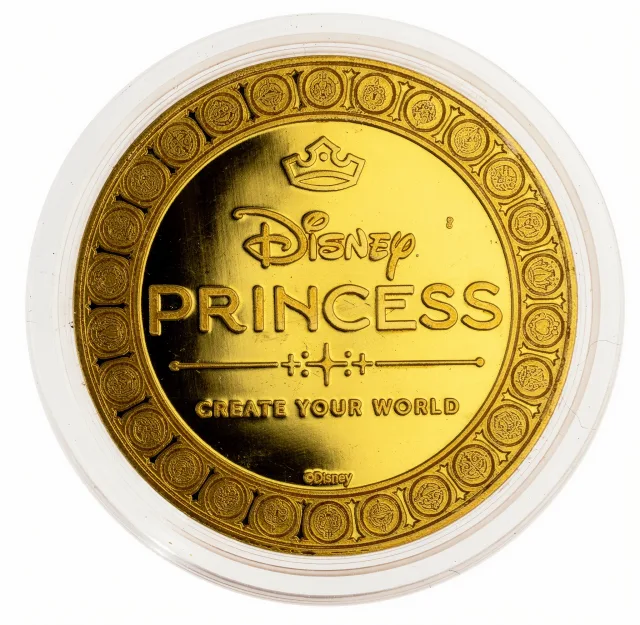 Snow White Disney medallion coin, back (Sir Mickey's, Magic Kingdom)
