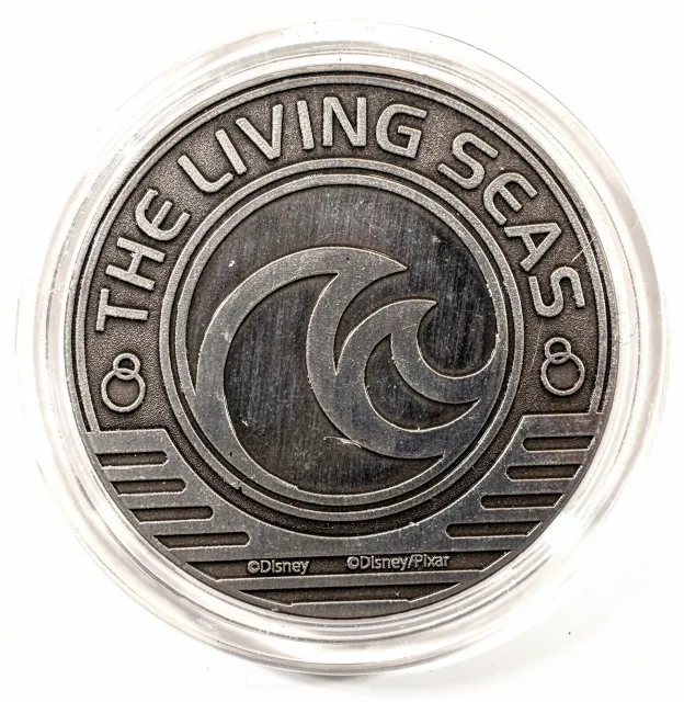 Seagulls 'Mine!' Disney medallion coin, back