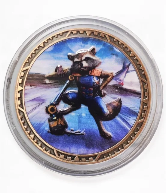 Rocket Disney medallion coin, front (The Collector's Warehouse, Disney California Adventure)