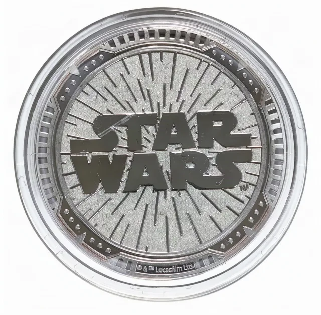 The Mandalorian & Grogu Disney medallion coin, back