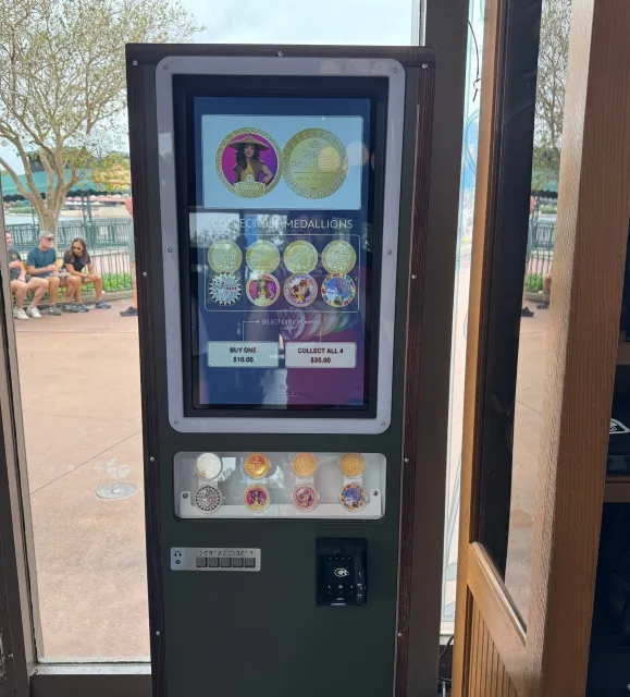 The medallion machine at Port of Entry