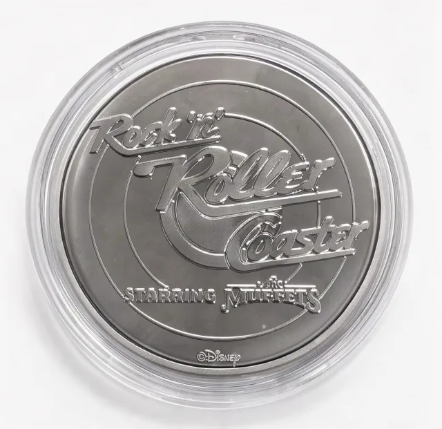 Floyd Pepper & Janice Disney medallion coin, back