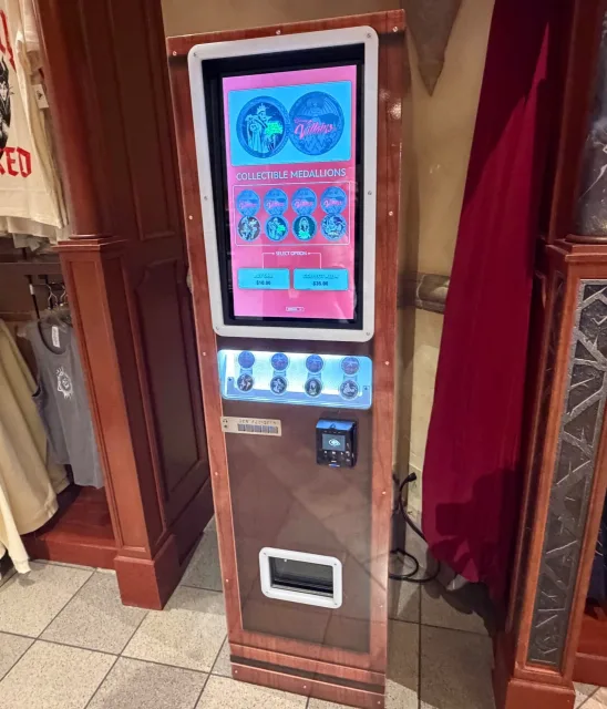 The medallion machine at Once Upon a Time