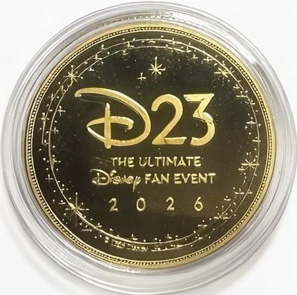 The Hunchback of Notre Dame 30 Years Disney medallion coin, D23 2026 back (Expo machine 2, D23 Expo 2026)
