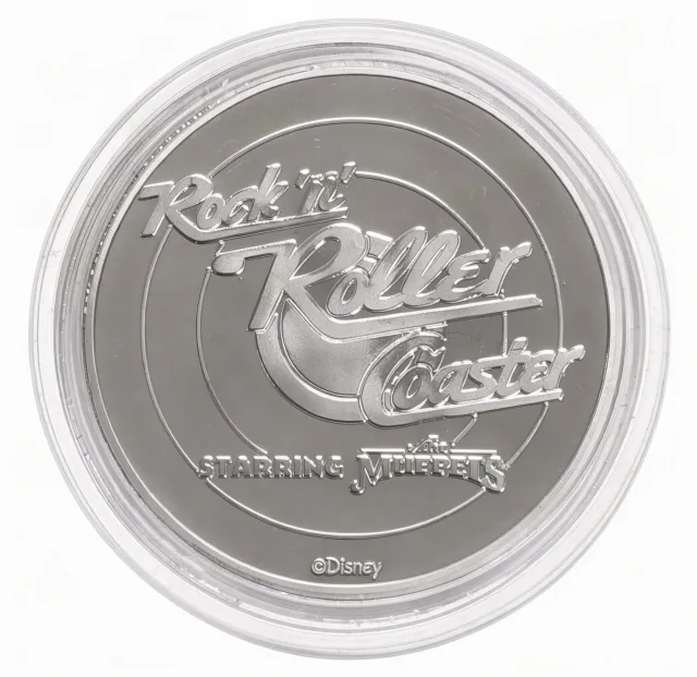 Zoot & Dr. Teeth Disney medallion coin, back