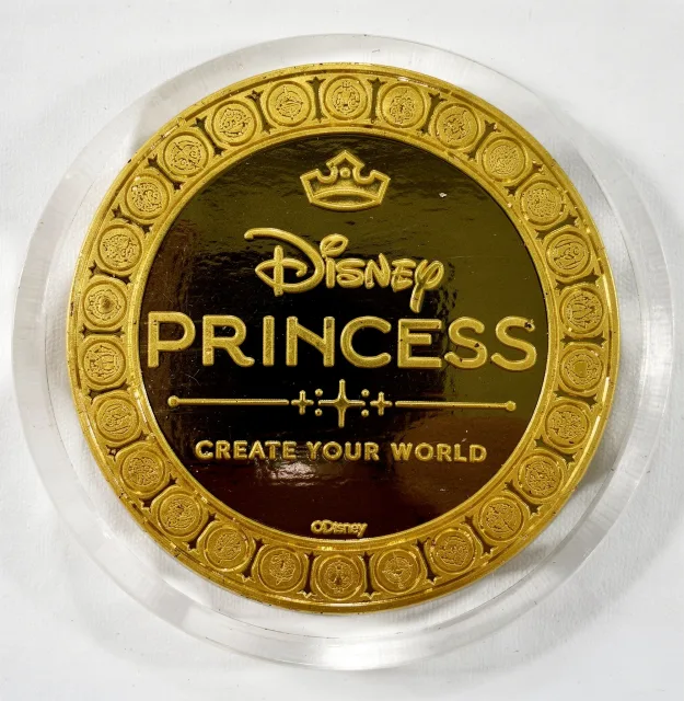 Belle Disney medallion coin, back (Sir Mickey's, Magic Kingdom)