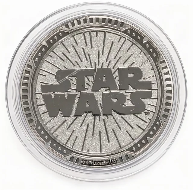 Darth Vader Disney medallion coin, back
